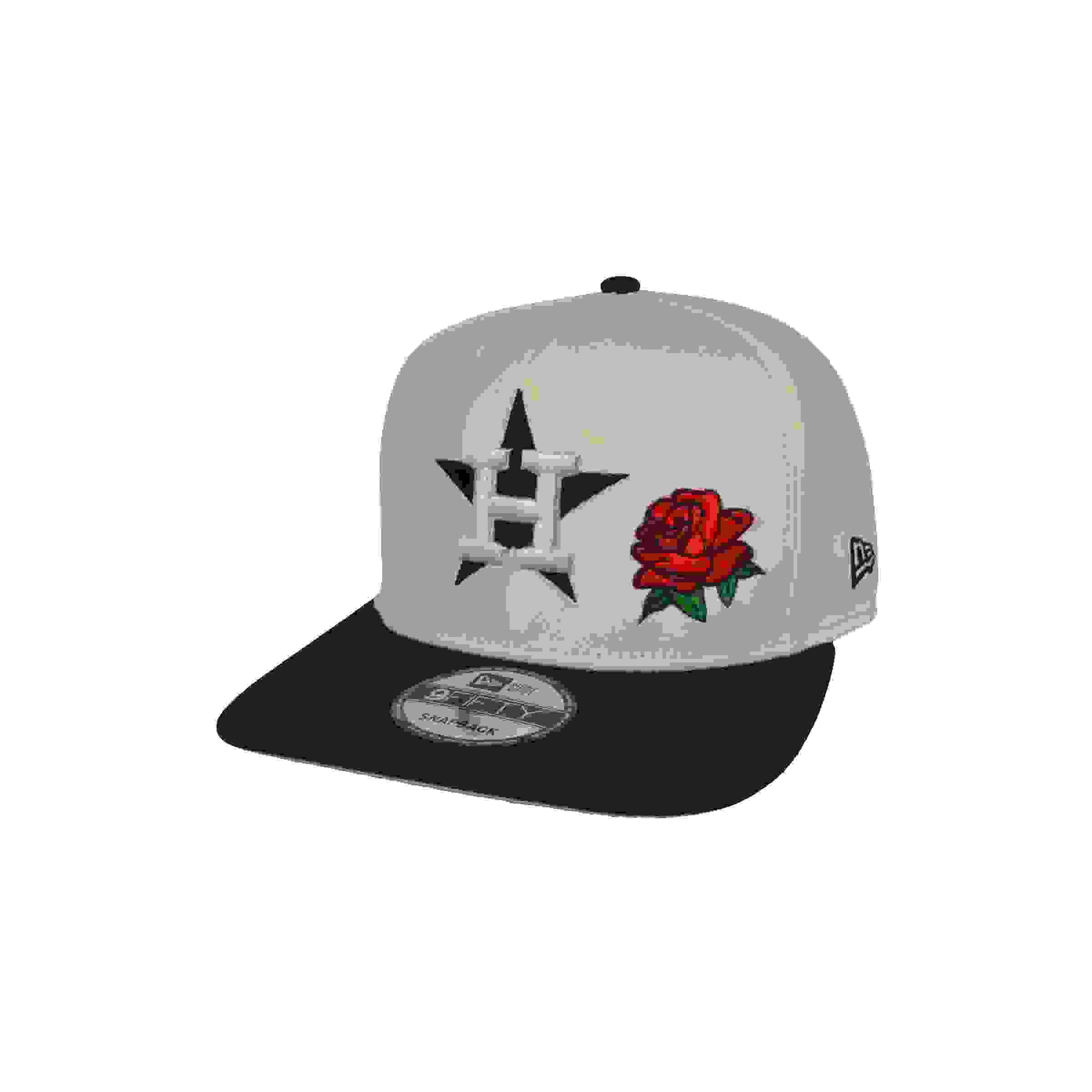 New Era Houston Astros 9FIFTY Roses CreamSnapback Hat